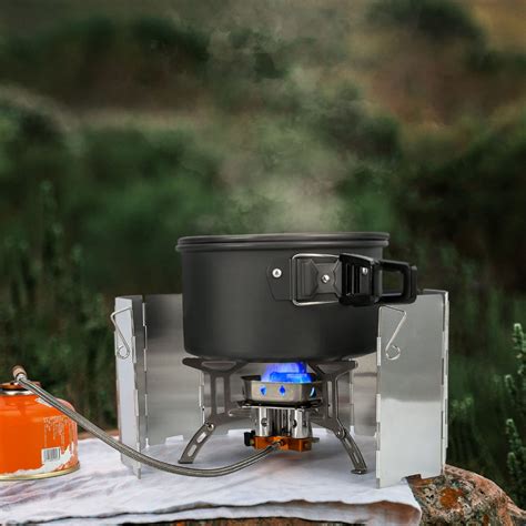 odoland 6800w windproof camping gas stove